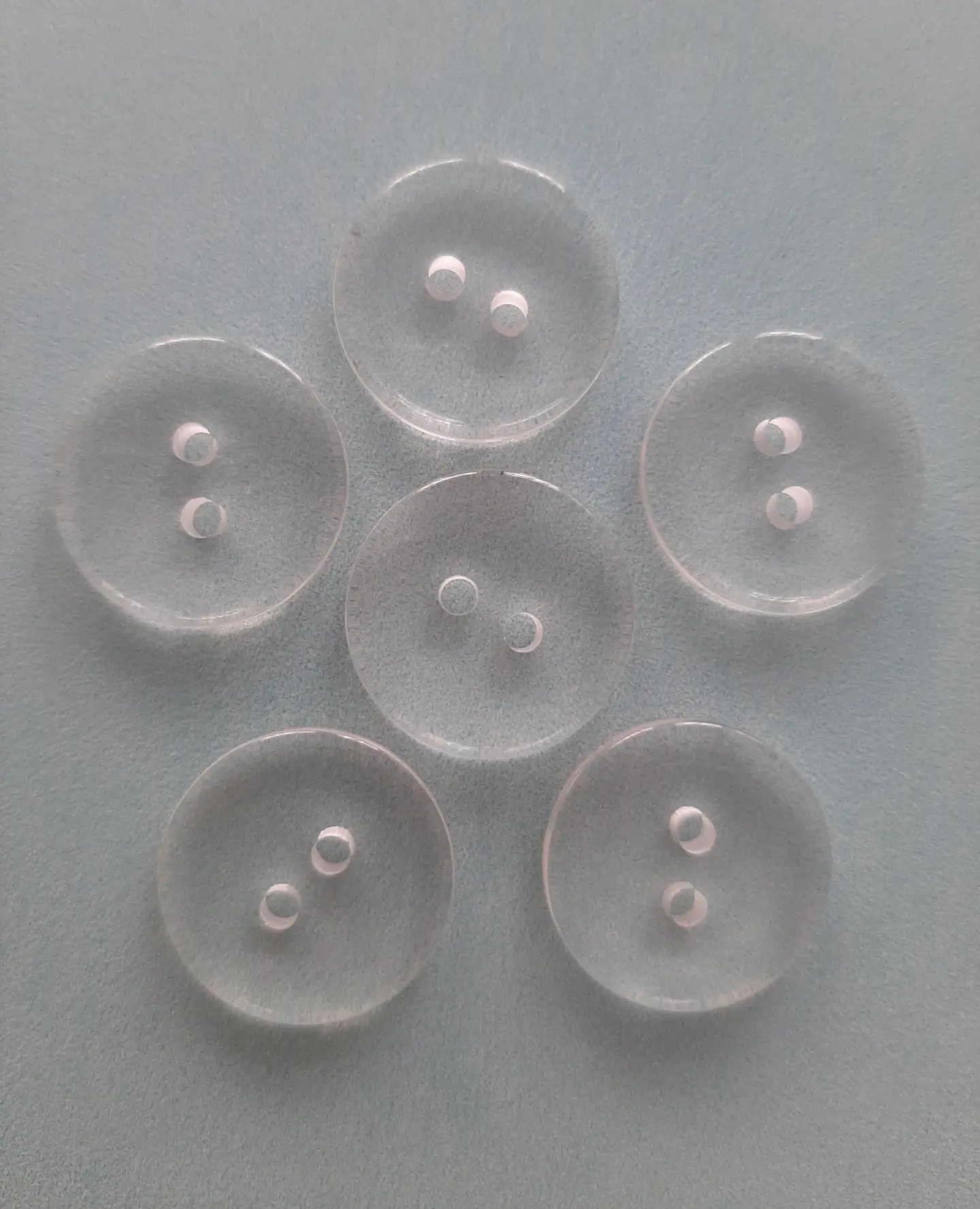 Set 6 Botones Transparentes 3