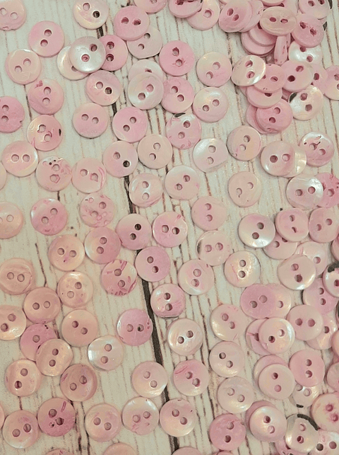 Set 6 Botones nácar teñidos