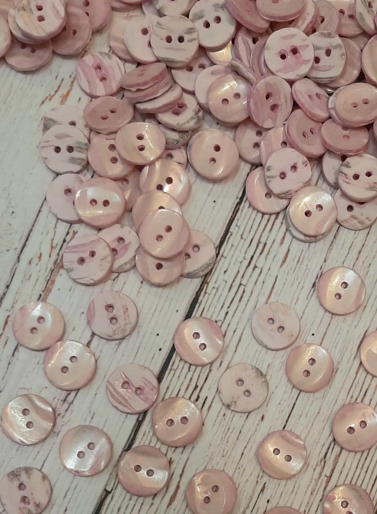 Set 6 Botones nácar teñidos 2