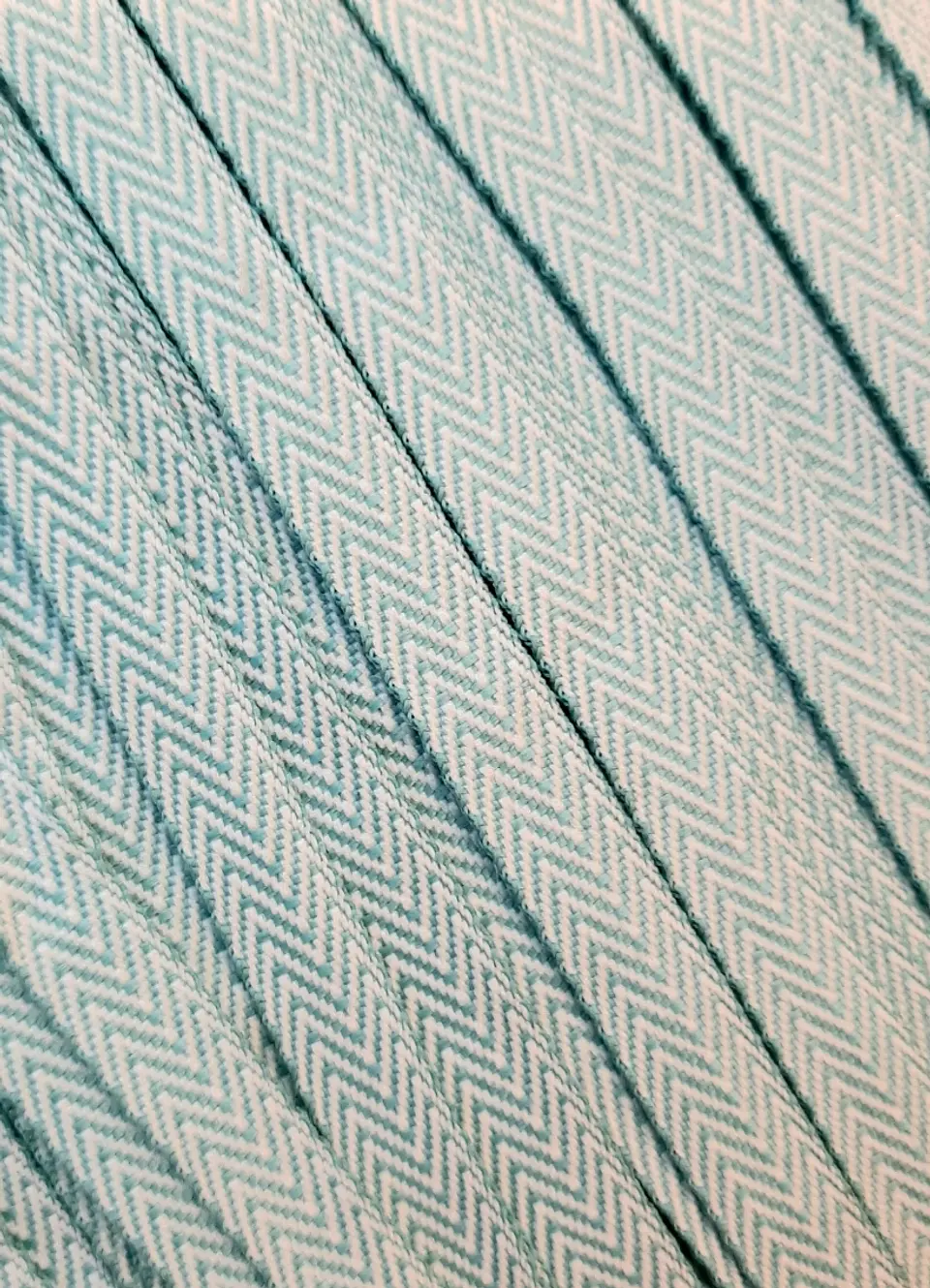 Cinta Espiga Chevron Celeste 5mts 1