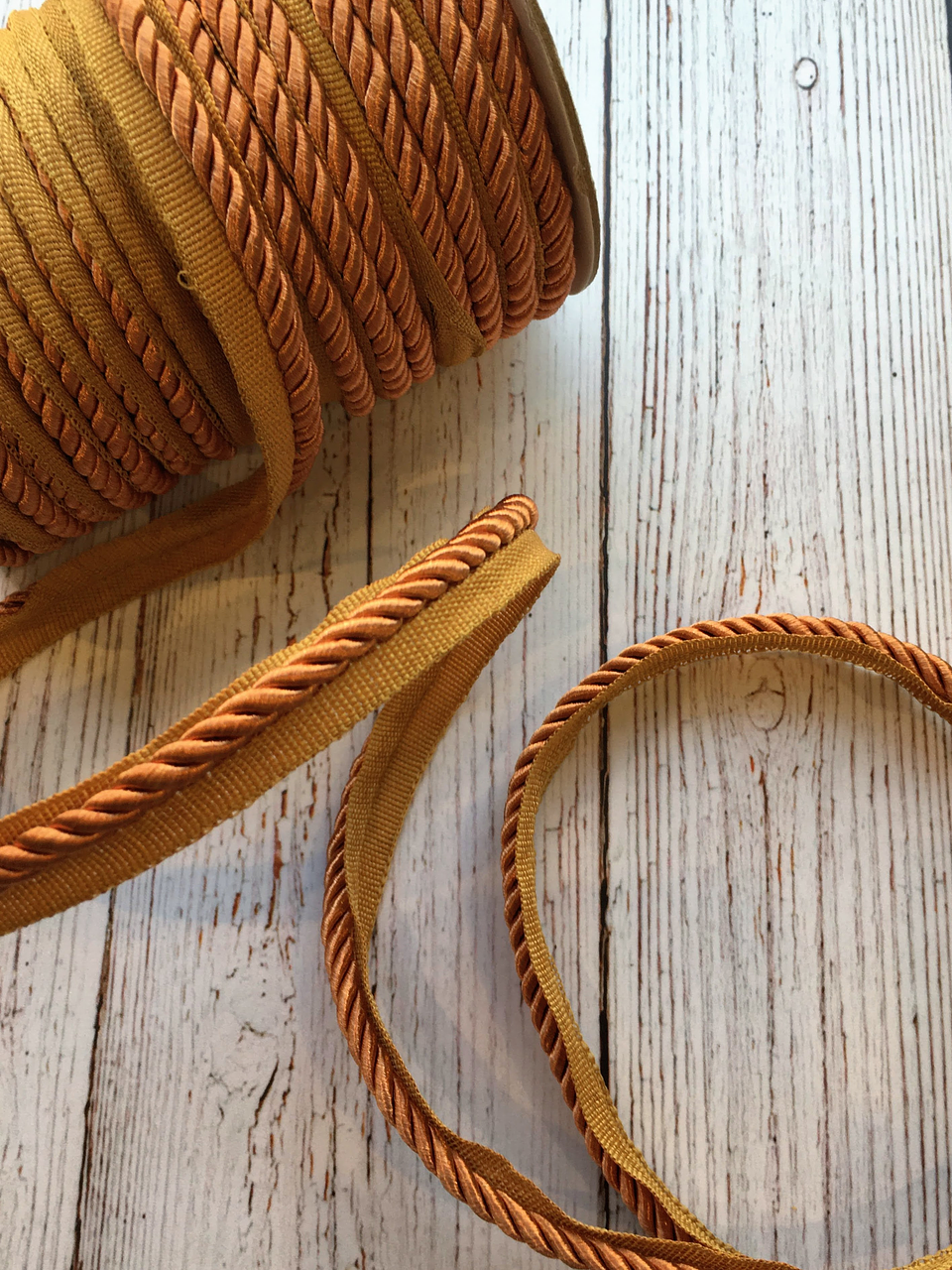 Cordón torcido satinado tapicería 6