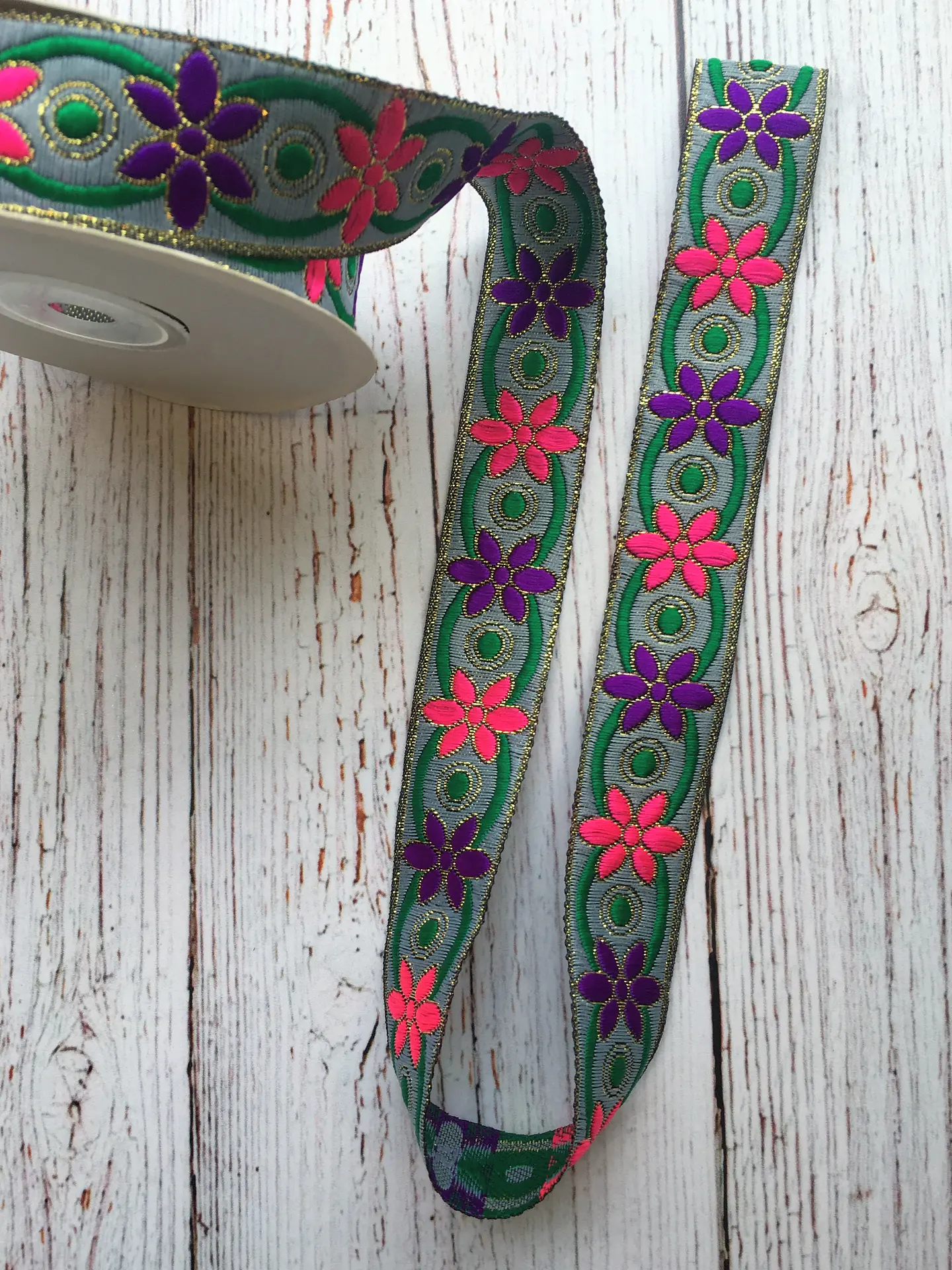 Cinta Étnica Flores 3mts 1