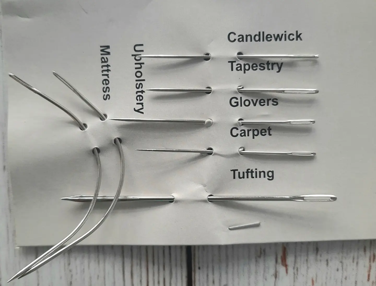 Set Agujas Surtidas Tapicería  2