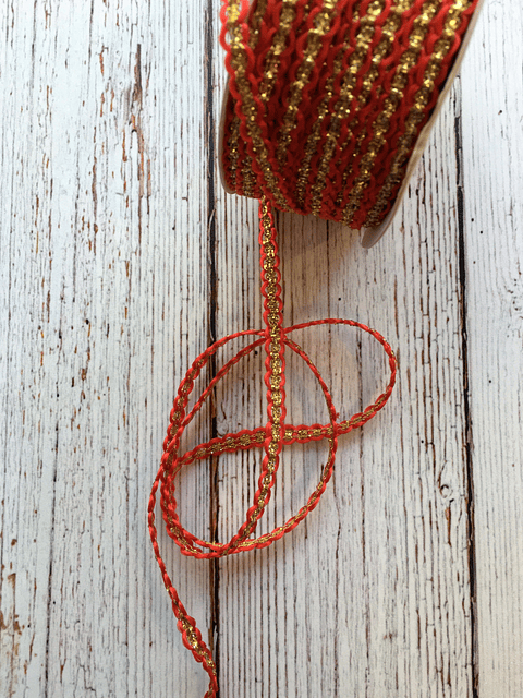 Rollo pasamanería navideña 30mt