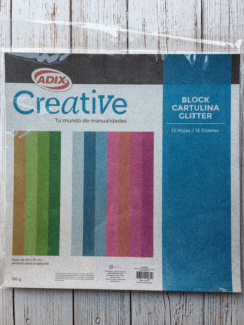 Block de cartulina glitter