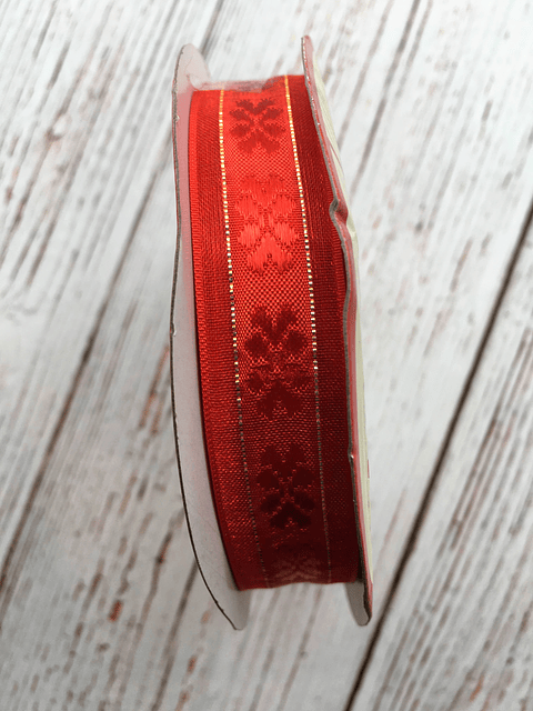 Rollo Cinta Organza Flores 15mm