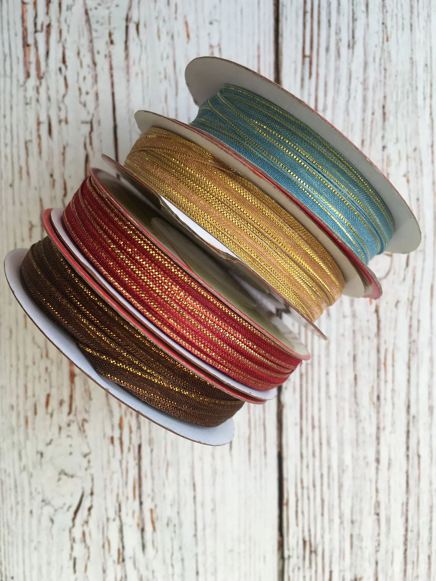 Cinta Organza lúrex 4mm 27mts 1
