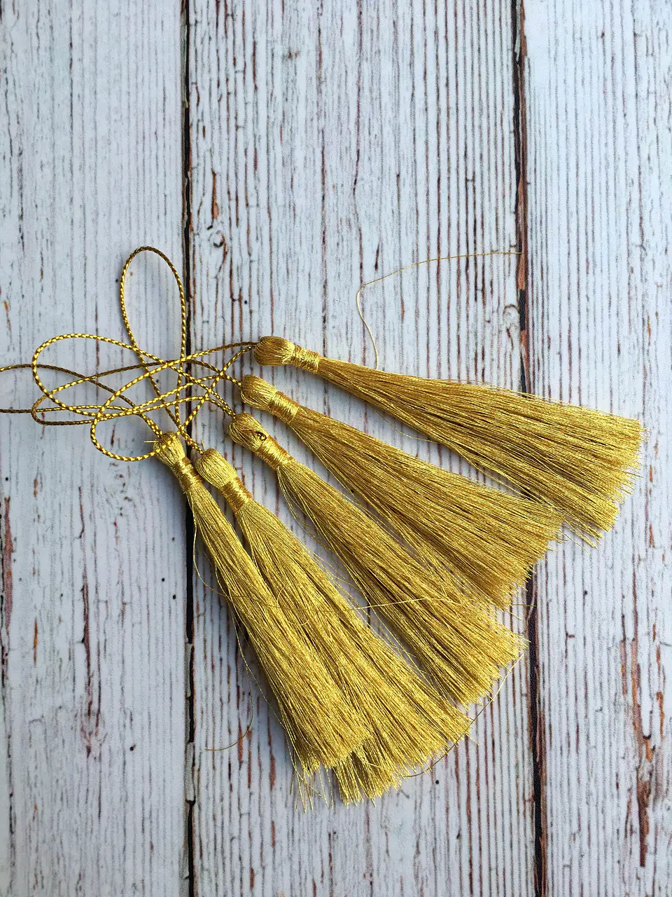 Borlas metalizadas set de 2 2