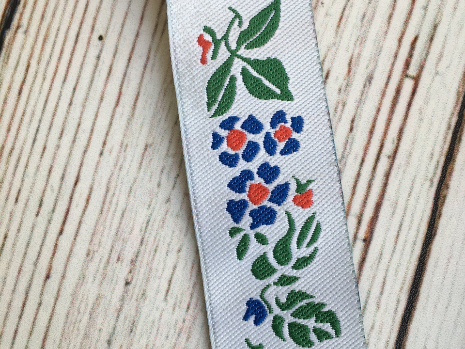 Cinta jacquard navideña por metro 2