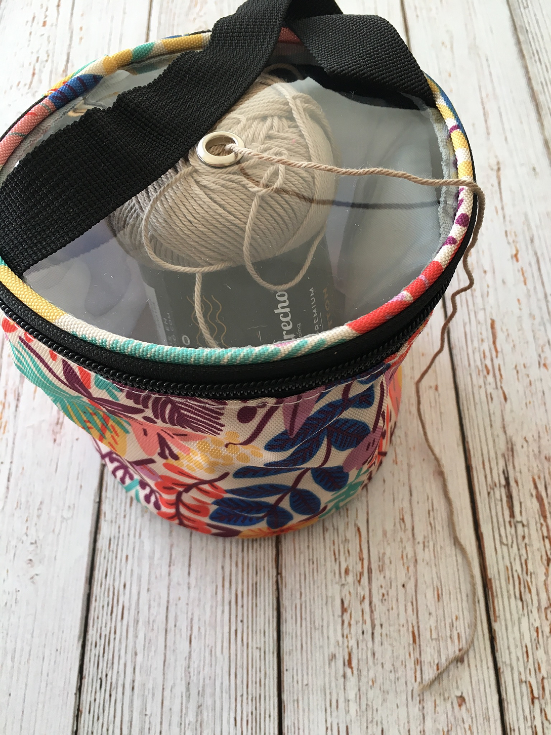 Bolso de mano Porta ovillo 6