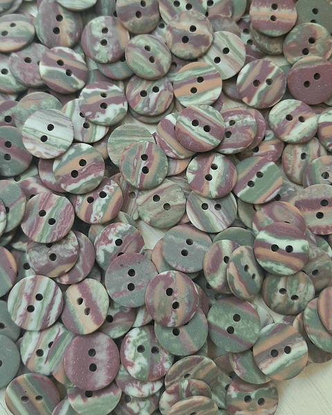 Set 6 Botones Marmoleados