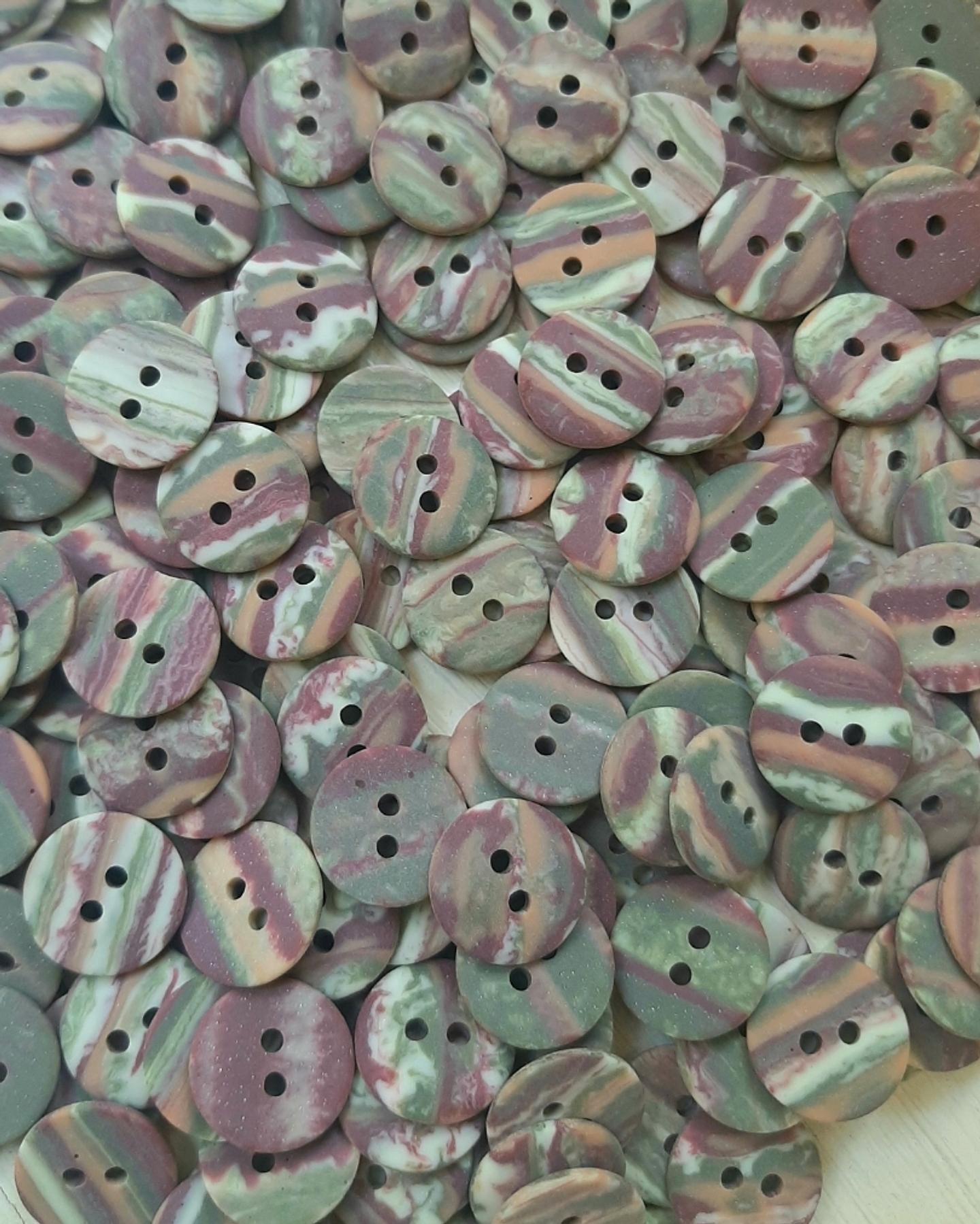 Set 6 Botones Marmoleados 1