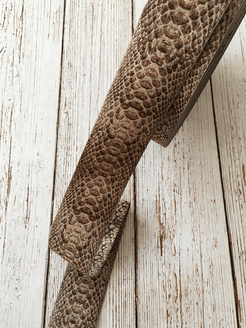 Cinta animal print Serpiente beige