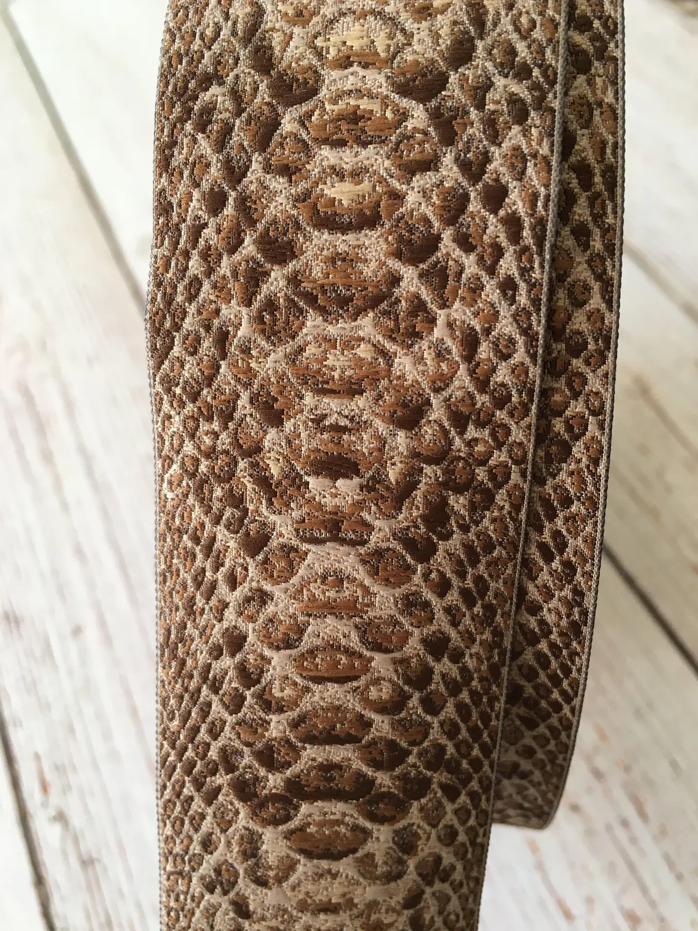Cinta animal print Serpiente beige 2