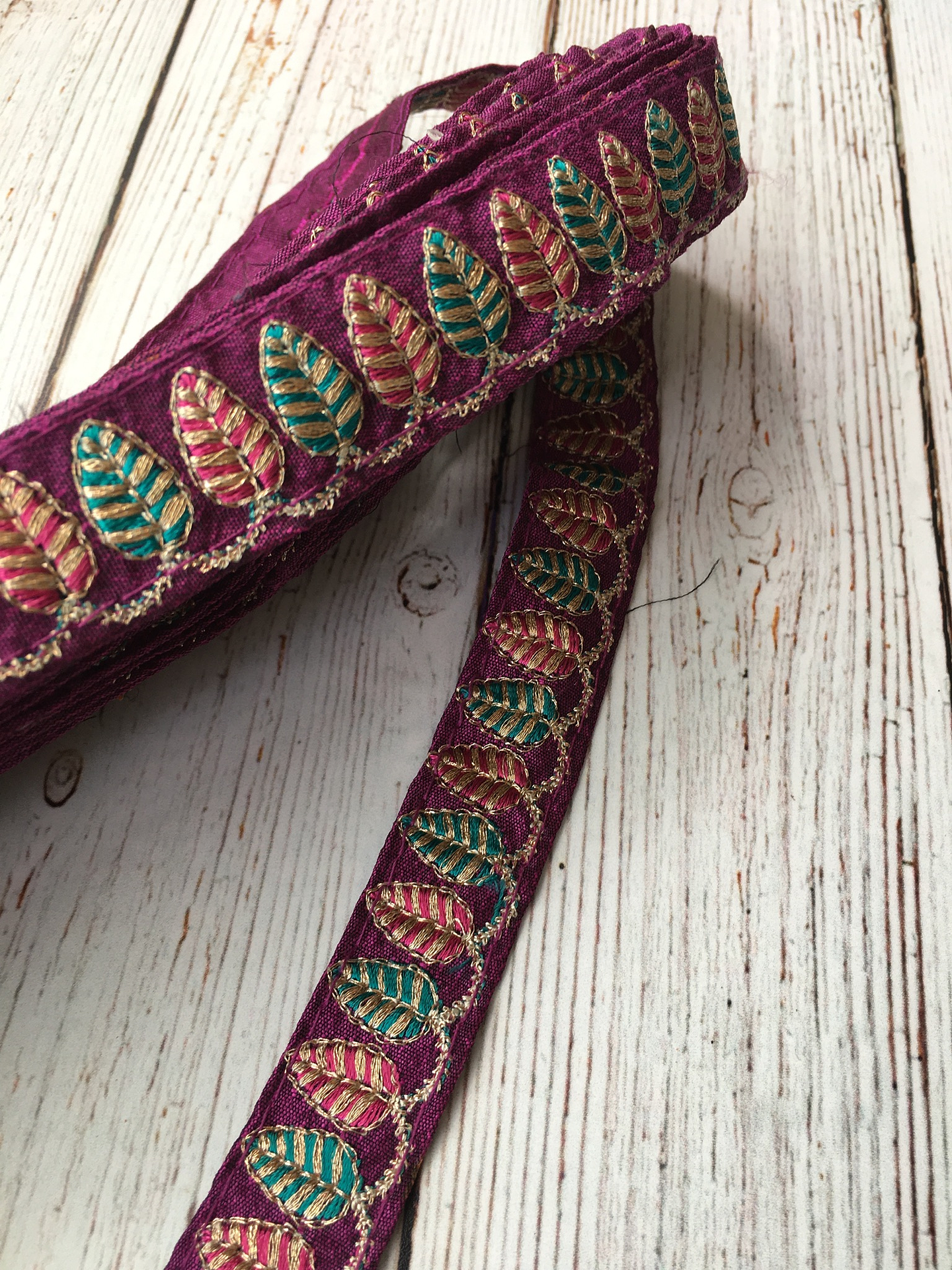 Cinta india arbolitos morada 1