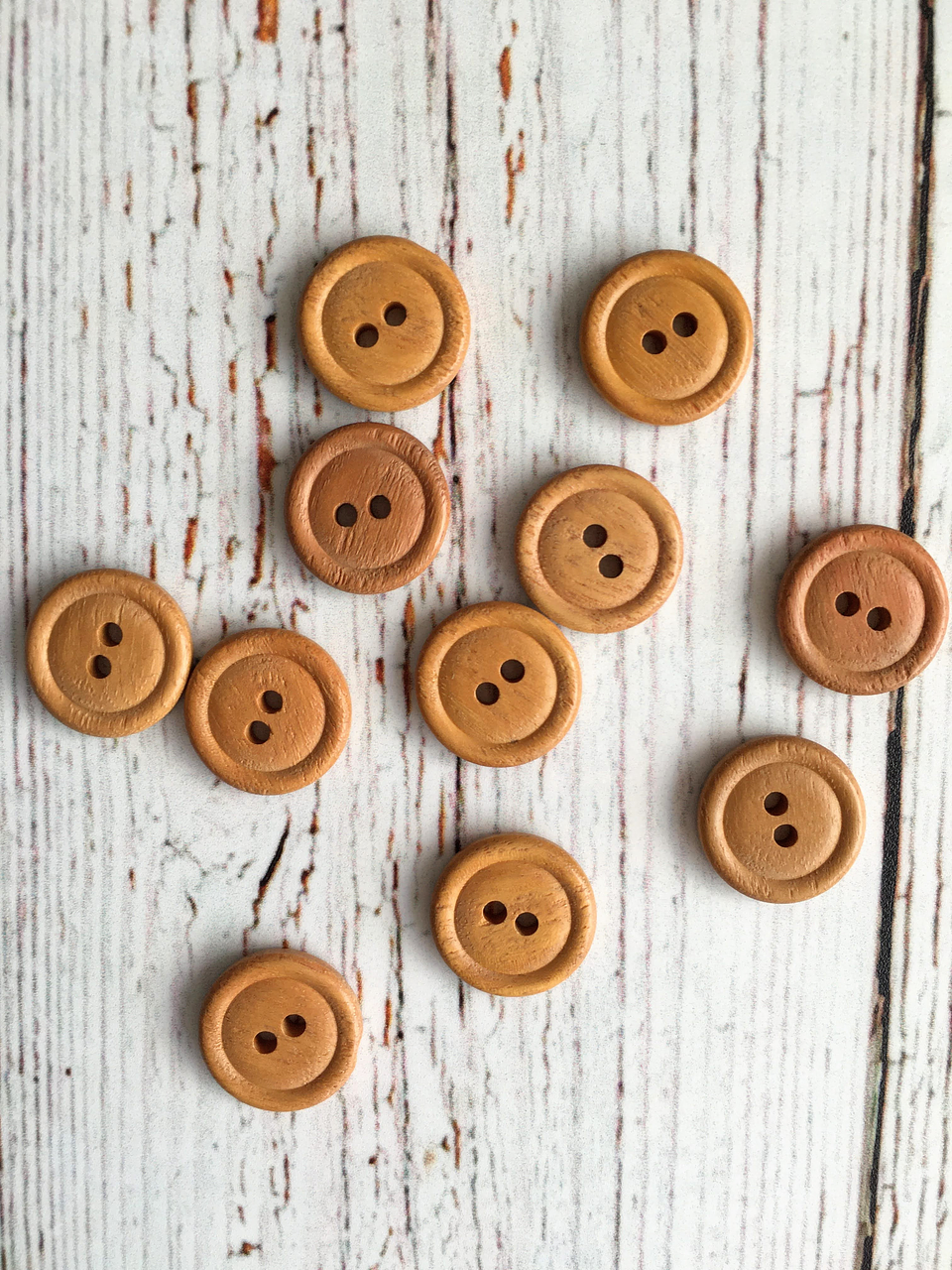 Botones de Madera 15mm 1