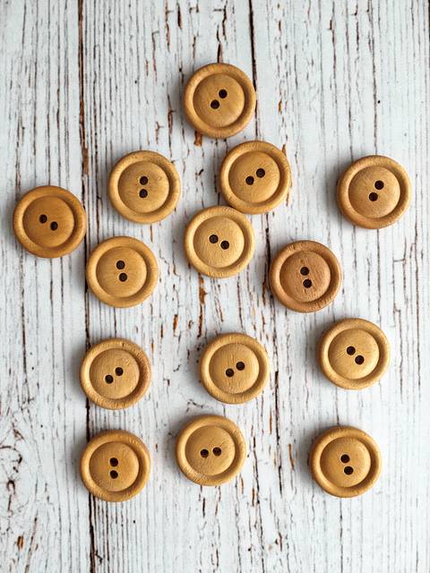 Botones de Madera 20mm