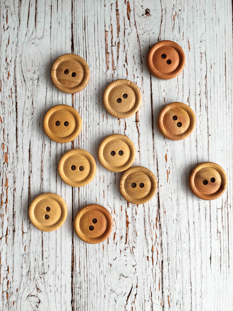 Botones de Madera 23mm