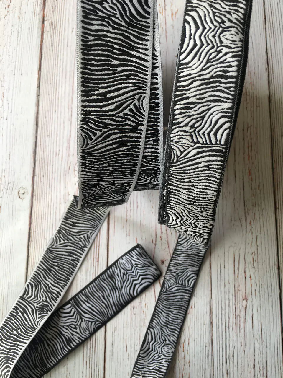 Cinta animal print Cebra por metro 1