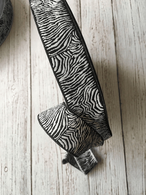 Cinta animal print Cebra por metro