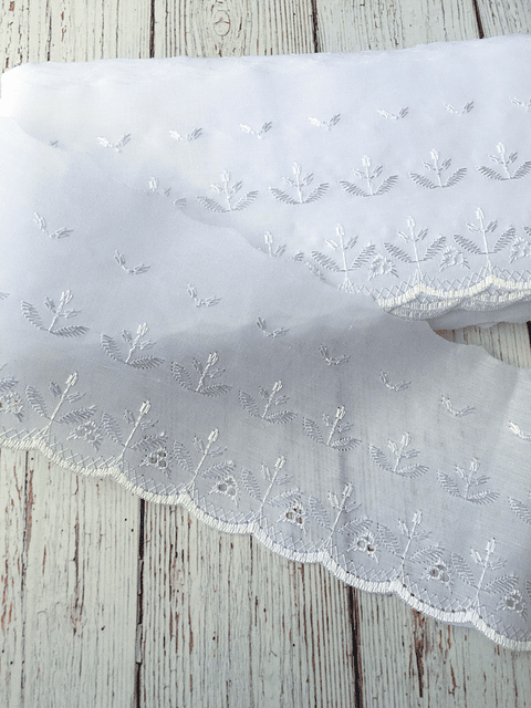 Broderie Jardín 10cm por metro