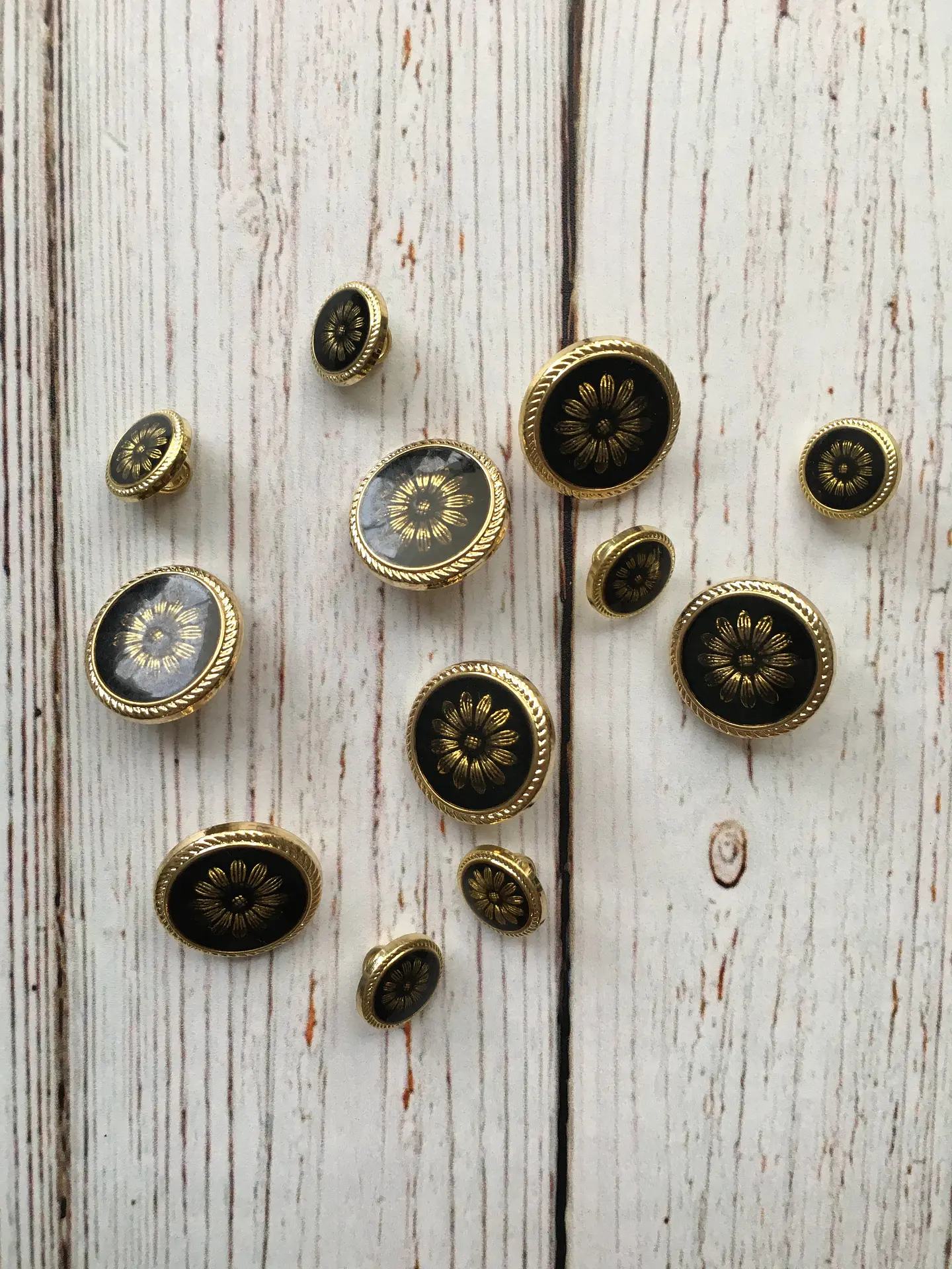 Set 6 Botones Margarita 2