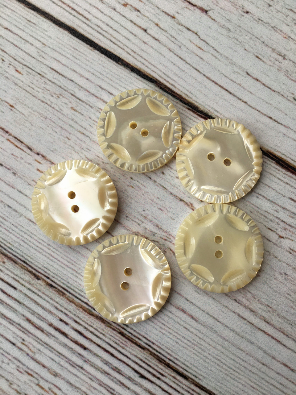 Set Botón de nácar estrella 2