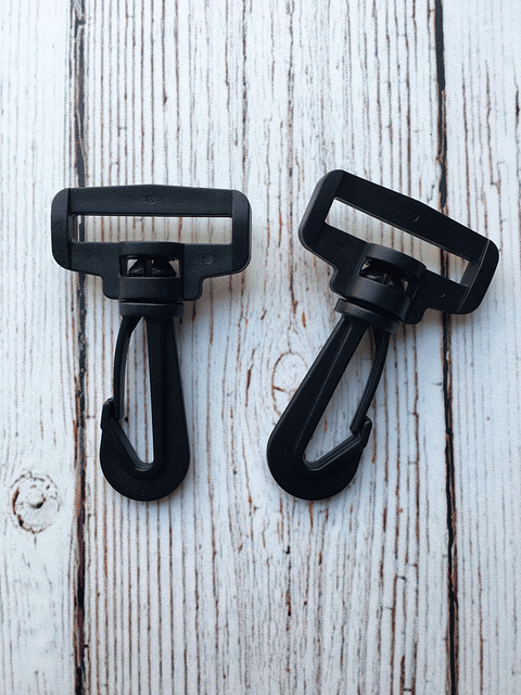 Mosquetón plástico set 4