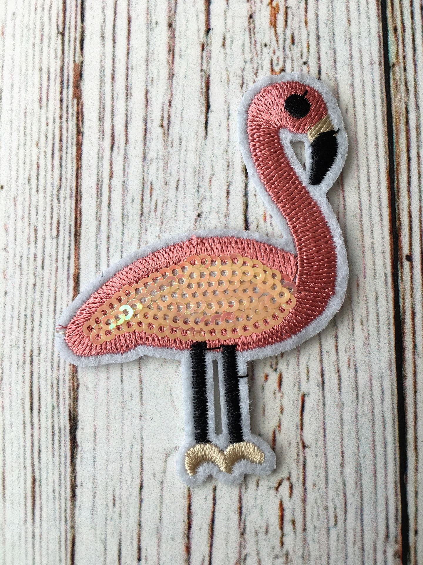 Parche Flamenco rosado 1