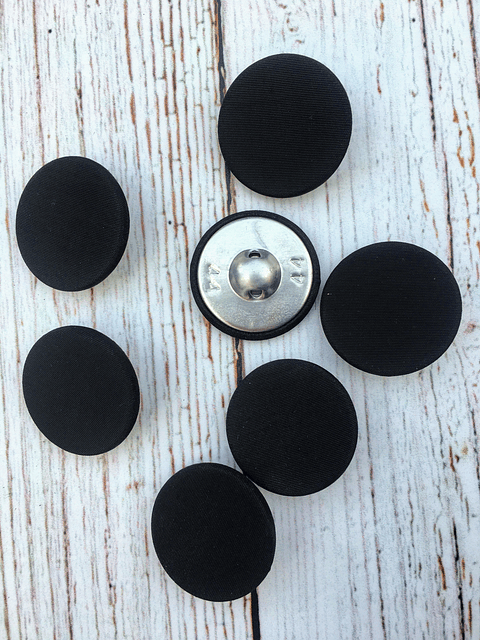 Botones Forrados Tela Satinados