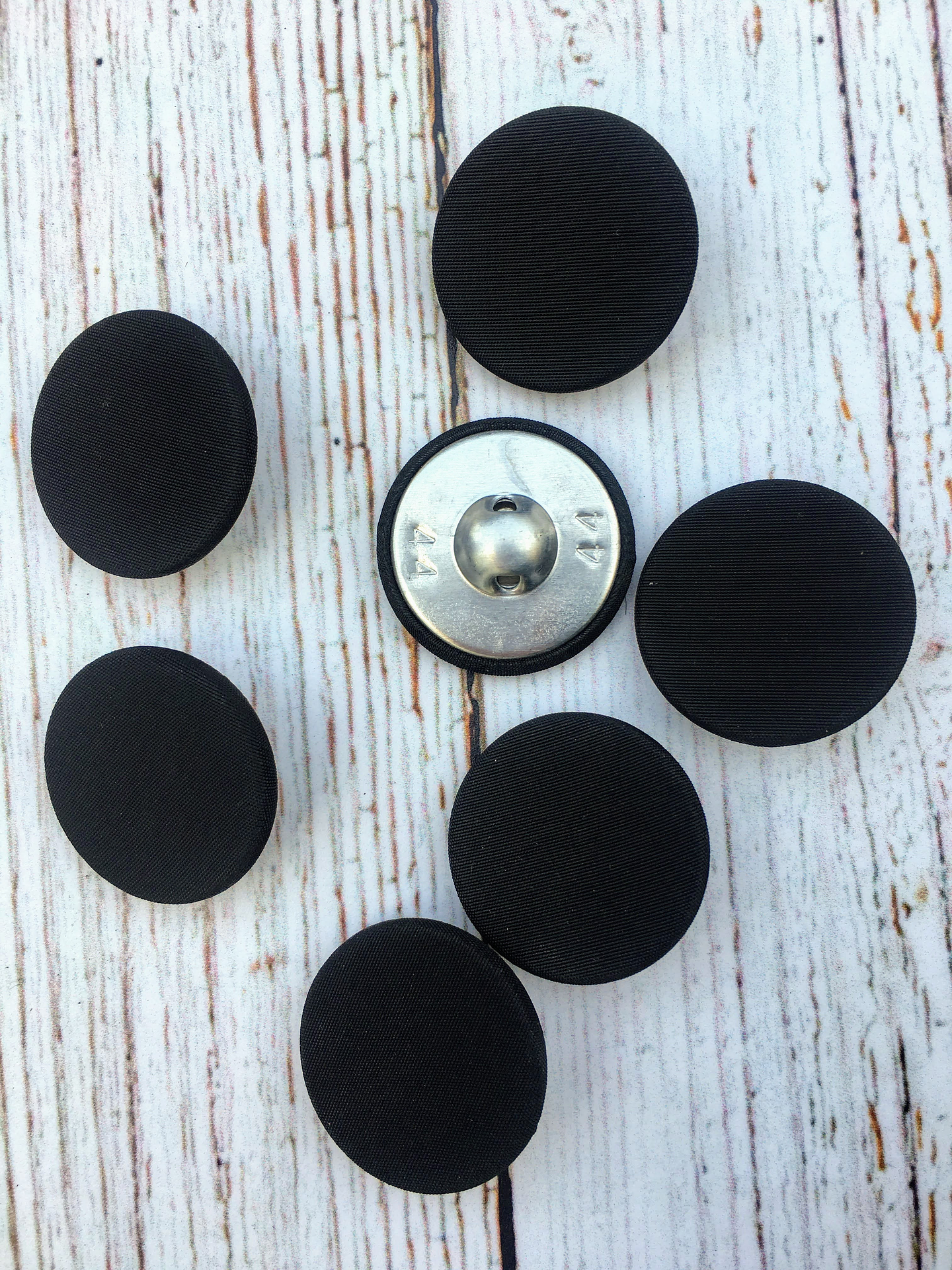 Botones Forrados Tela Satinados 1