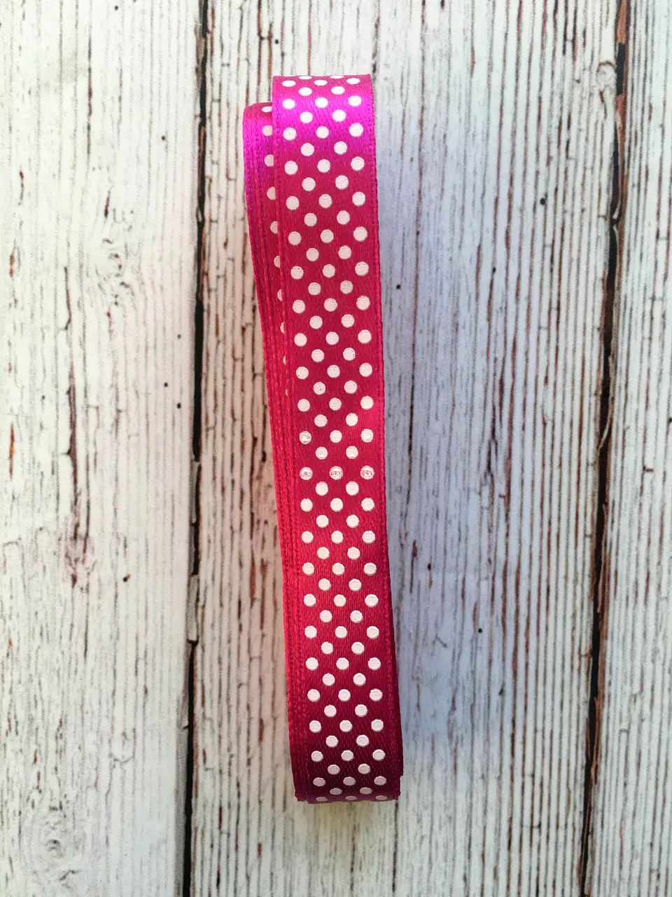 Pieza Cinta Satín Lunares 15mm 2