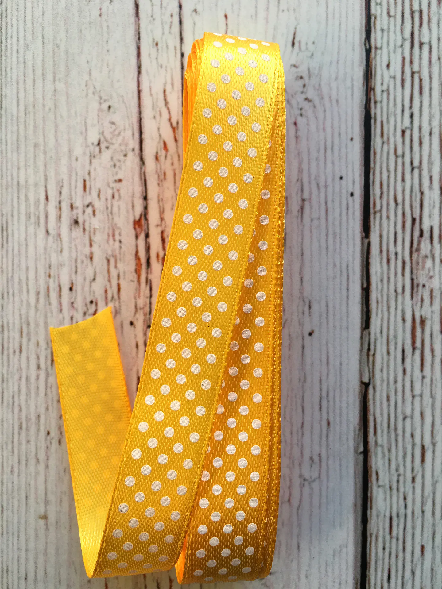 Pieza Cinta Satín Lunares 15mm 4