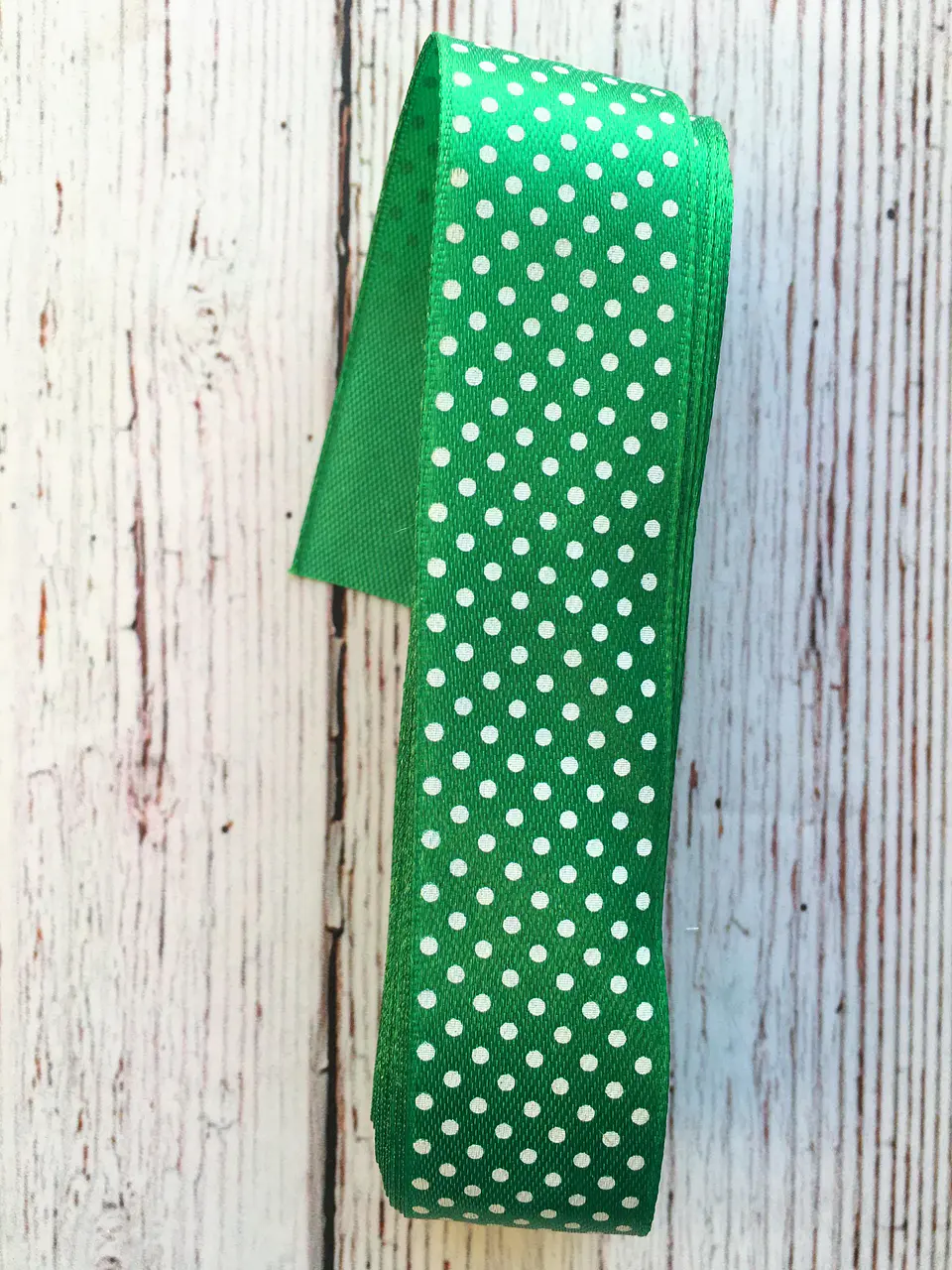 Pieza Cinta Satin Lunares 25mm 3