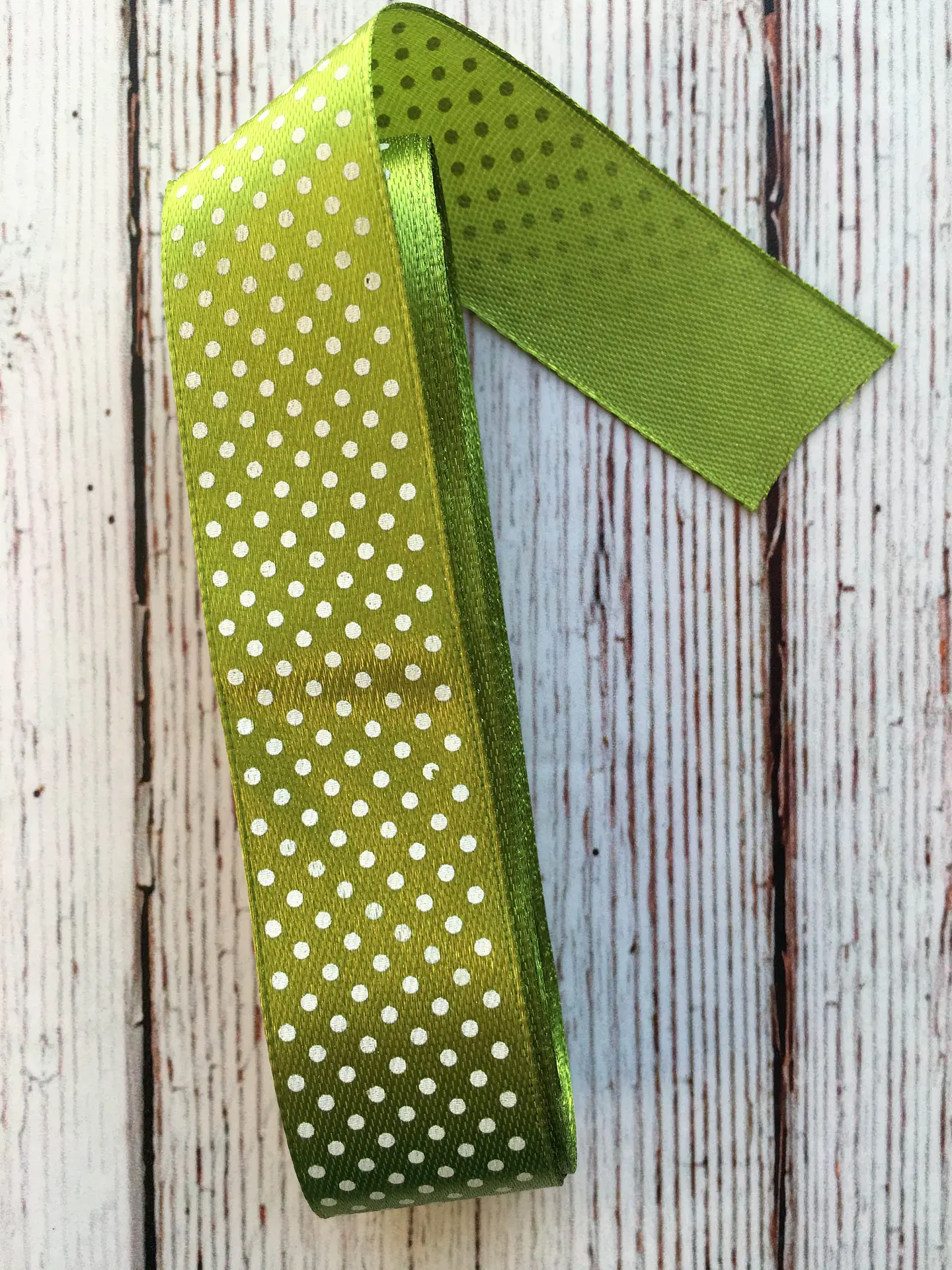 Pieza Cinta Satin Lunares 25mm 4