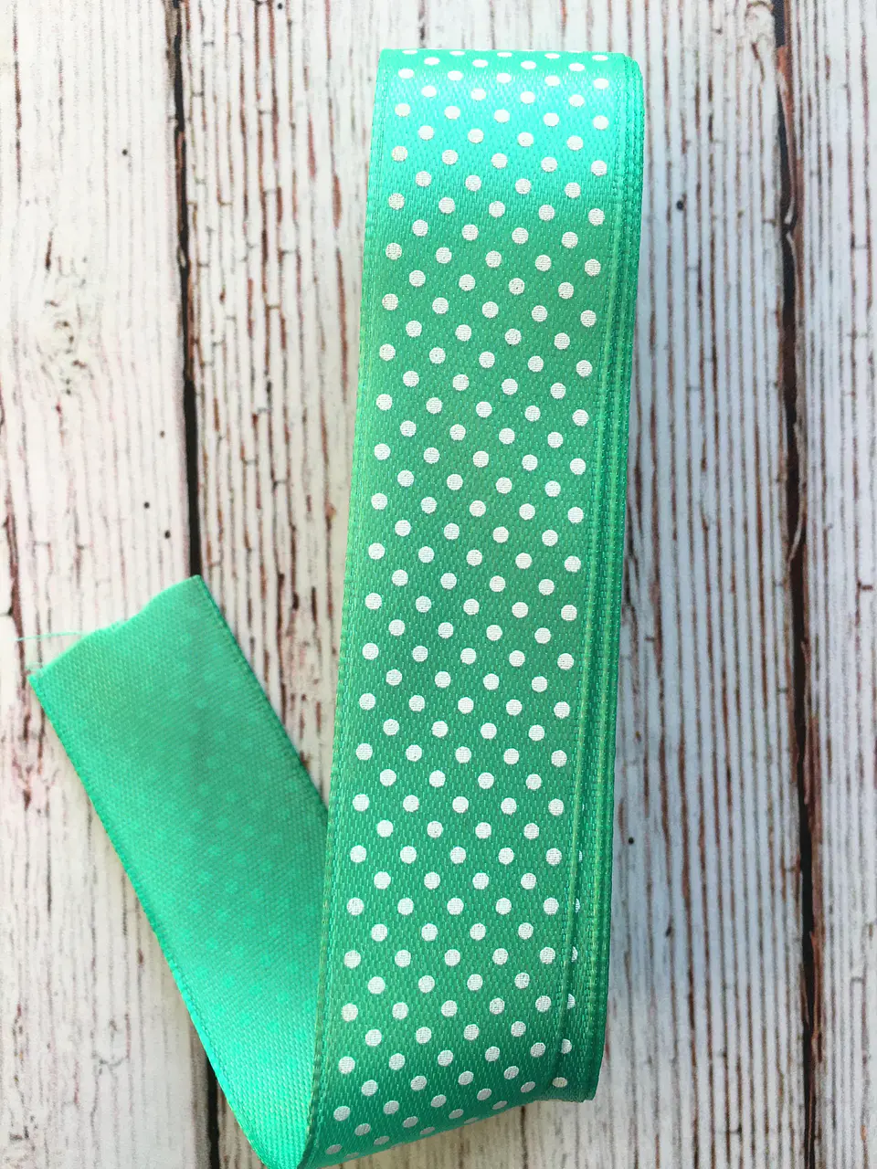 Pieza Cinta Satin Lunares 25mm 5