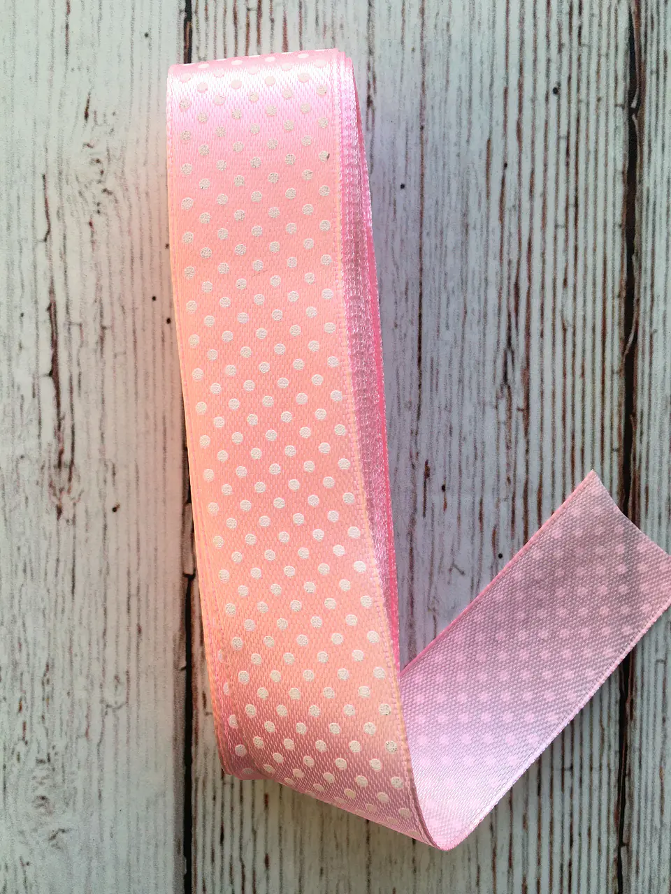 Pieza Cinta Satin Lunares 25mm 6