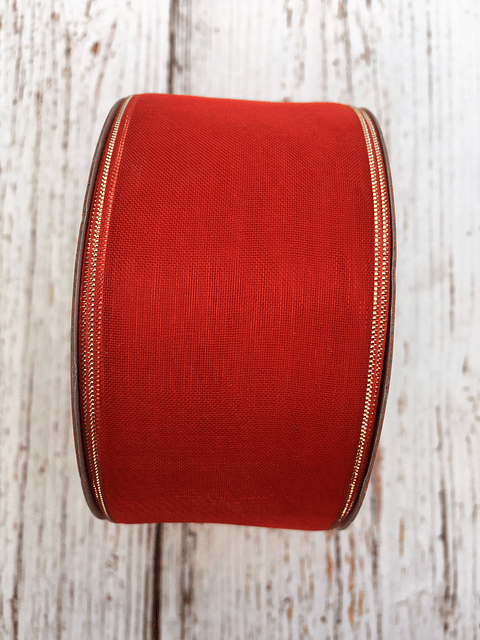 Rollo Cinta Organza Lurex 40mm 27mts