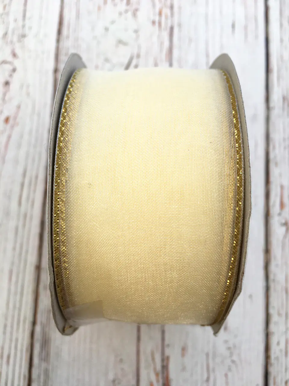 Rollo Cinta Organza Lurex 40mm 27mts 3