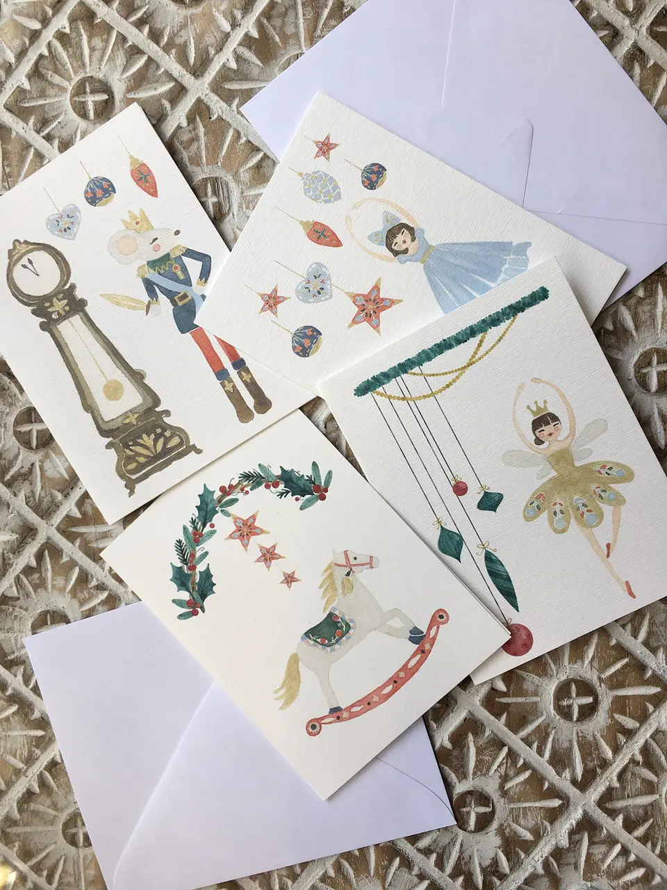 Tarjetas Navideñas Cascanueces 1