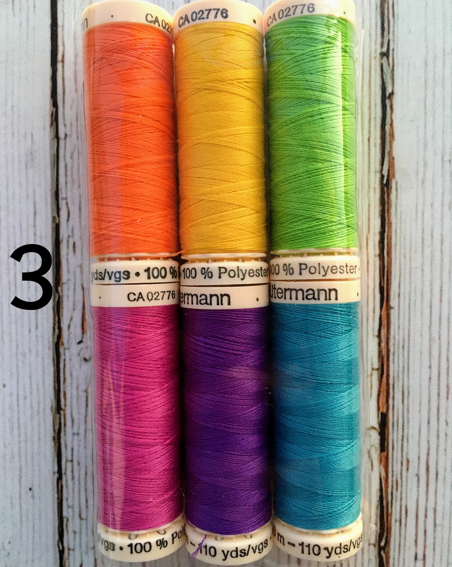 Set 6 hilos cosetodo Gütermann 4