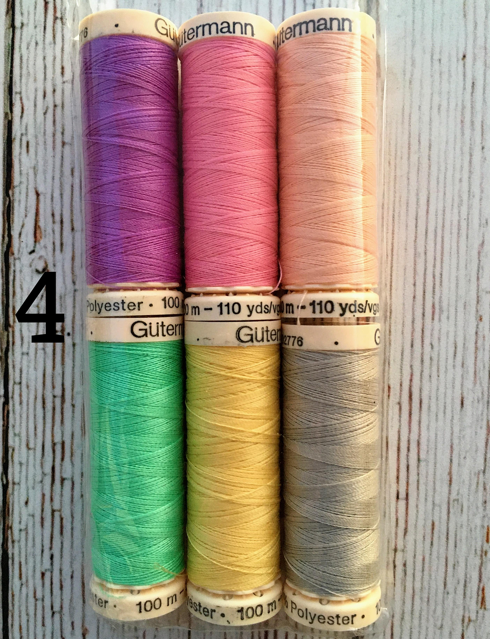 Set 6 hilos cosetodo Gütermann 5
