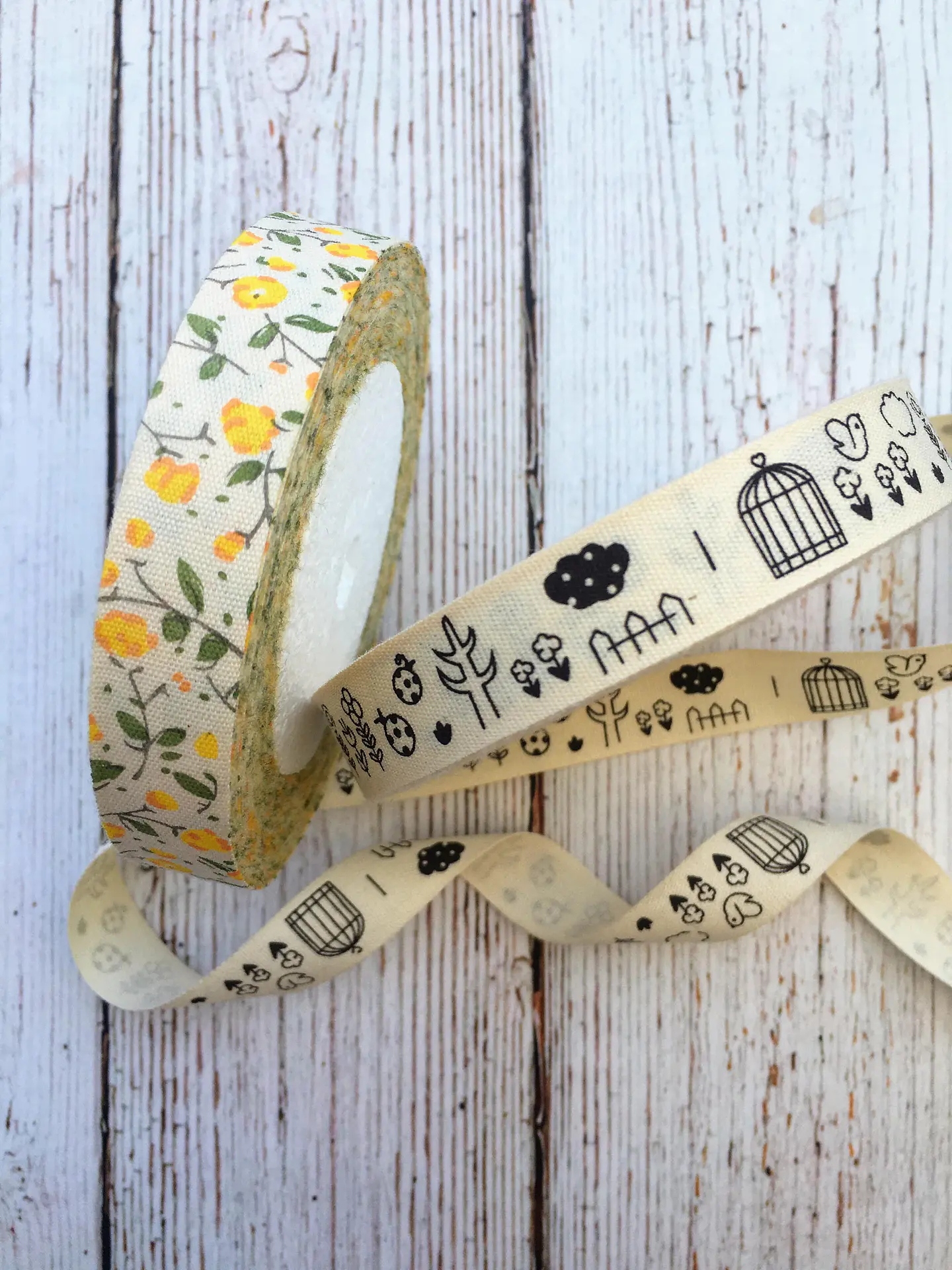 Cinta estampada algodón 3mts 1