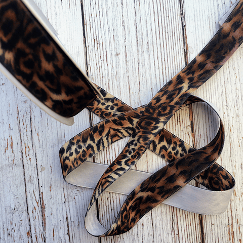 Cinta terciopelo animal print por metro