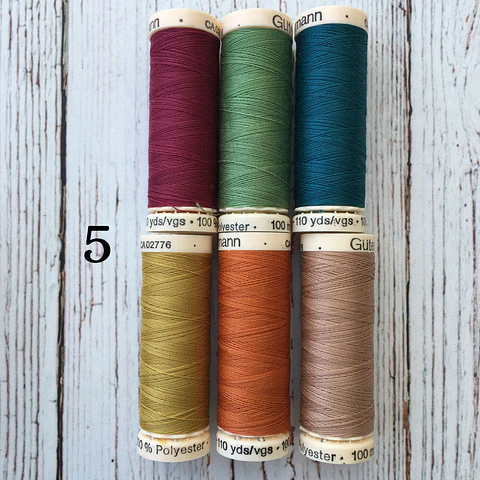 Set 6 hilos cosetodo Gütermann