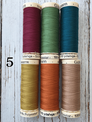 Set 6 hilos cosetodo Gütermann