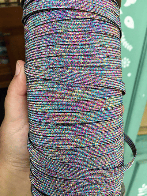 Elástico metalizado 3mts