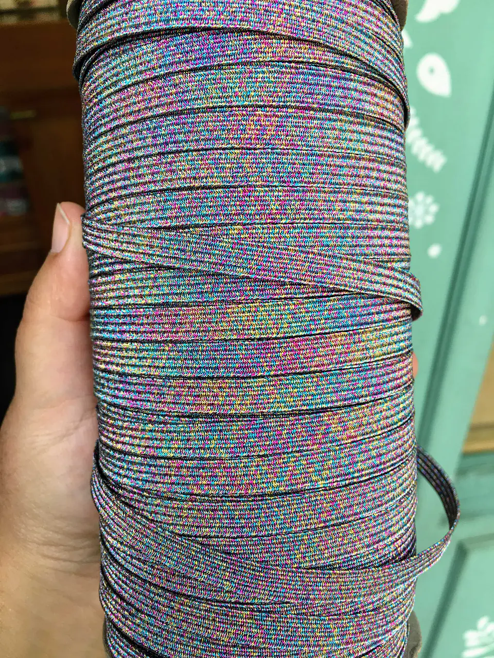 Elástico metalizado 3mts 1