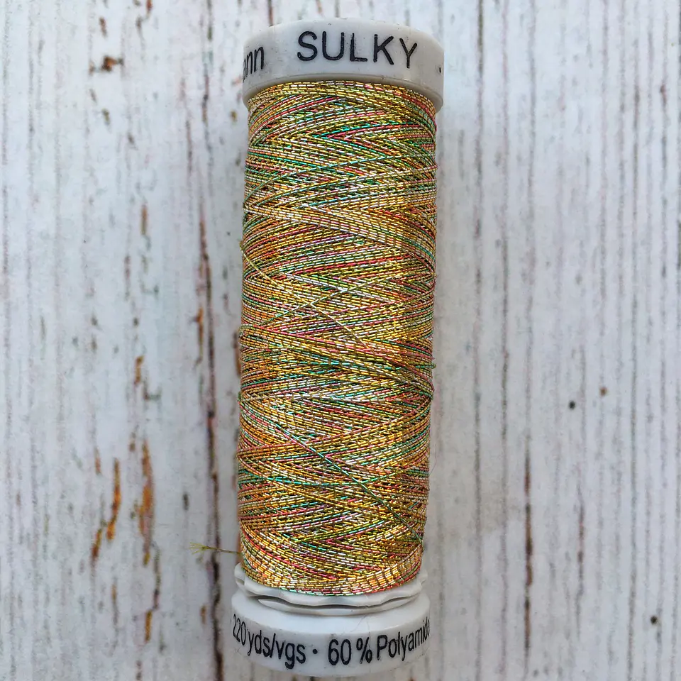 Hilo Sulky Metalizado 200mt 3