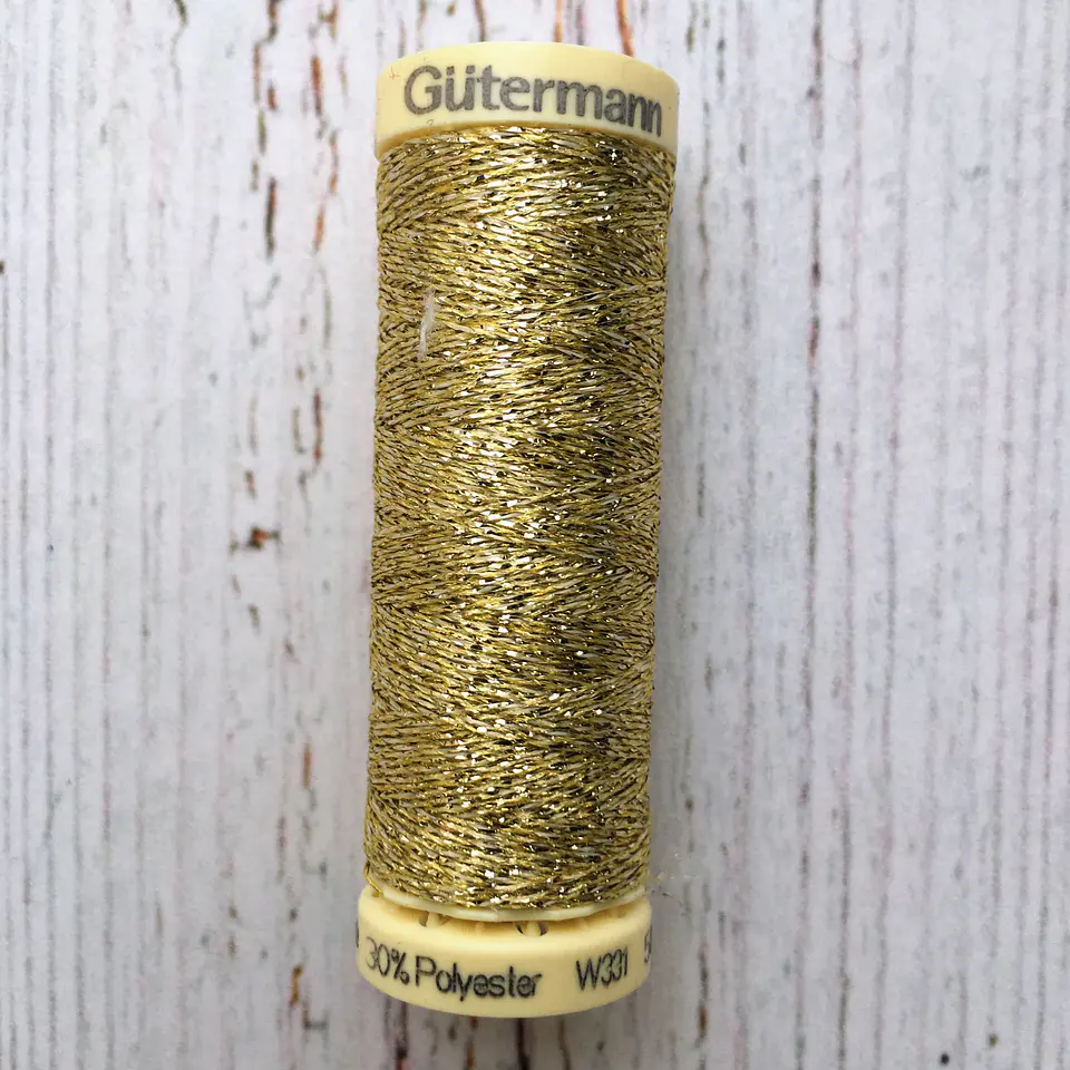 Hilo Metalizado Gutermann 50mt 2